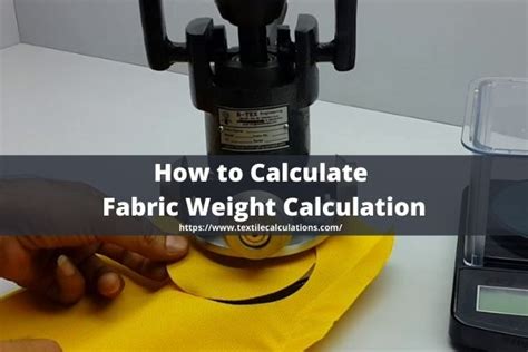 how to calculate fabric weight